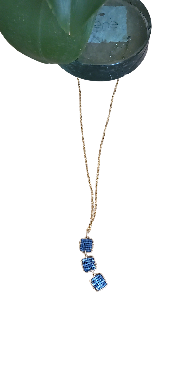 Collar Triple Cuadro
